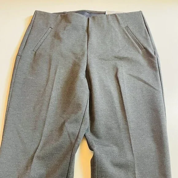 NWT Chicos Pant Trouser So Slimming 360 Juliet Full Length Graphite Heather Grey - Picture 3 of 10
